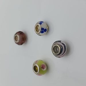 .925 Silver Bracelet Charms Bundle (includes 4 charms)